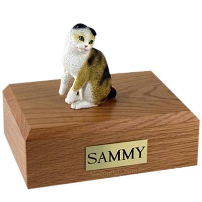 Scottish Fold Tort X Large Cat Cremation Urn