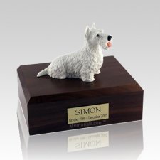 Scottish Terrier White Dog Urns