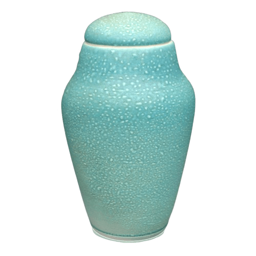 Seafoam Ceramic Cremation Urn