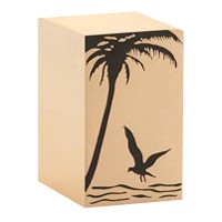 Seaside Bronze Cremation Urn