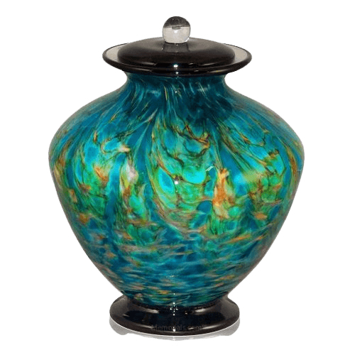 Seaway Glass Cremation Urn