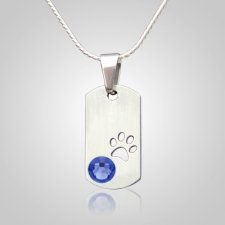 September Pet Memorial Pendant