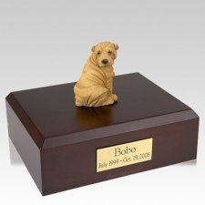 Shar Pei Tan Dog Urns