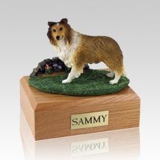 Sheltie Sable Standing Dog Urns