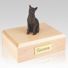 Siamese Bronze Cat Cremation Urns