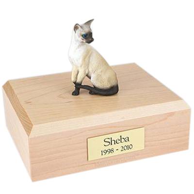 Siamese Seal Point X Large Cat Cremation Urn