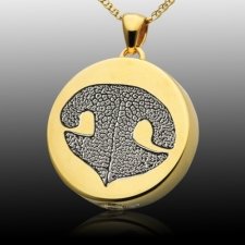 Signet Nose 14k Gold Print Cremation Keepsakes