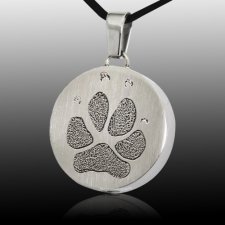 Signet Paw Stainless Print Cremation Keepsakes