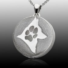 Signet Silhouette Paw Print Cremation Keepsakes