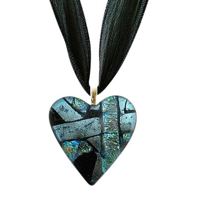 Silver Heart Ash Pendant