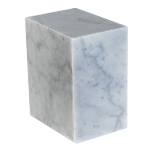 Simplic Bianco Stone Pet Urn