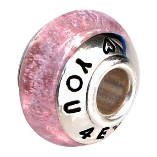 Simplicity Pink Cremation Ash Bead