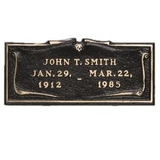 Simplicity Scroll Niche Plaque
