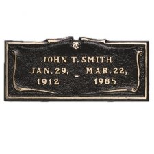 Simplicity Scroll Niche Plaque