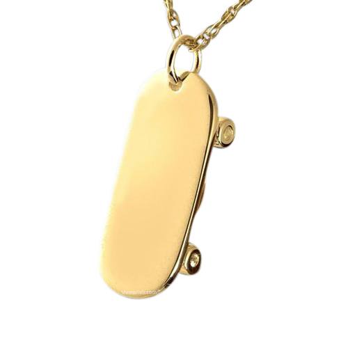 Skateboard Cremation Pendant II