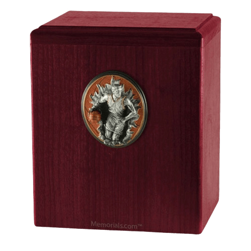 Slam Dunk Rosewood Cremation Urn