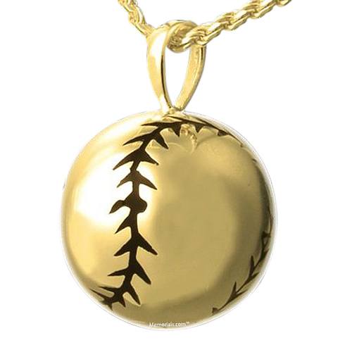 Softball Cremation Pendant II