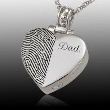 Split Heart Cremation Print Keepsakes