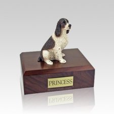 Springer Spaniel Liver & White Small Dog Urn