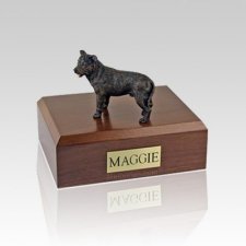 Staffordshire Bull Terrier Brindle Large Dog Urn