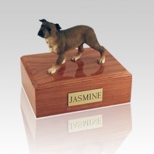 Staffordshire Terrier Standing Large Dog Urn