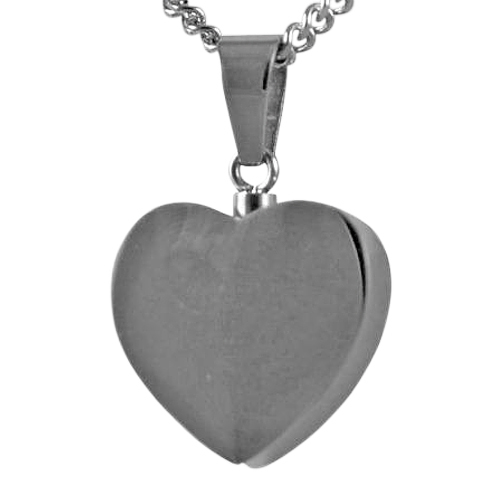 Steel Heart Keepsake Pendant