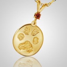 Pet Large Paw Print Gold Keepsakes