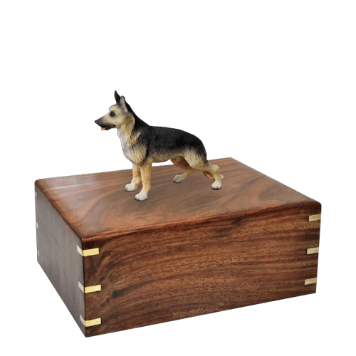 Standing German Shepherd Medium Doggy Urn