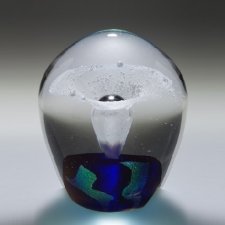 Star Geyser Small Glass Cremation Keepsake