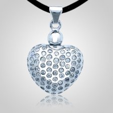 Starry Heart Cremation Pendant