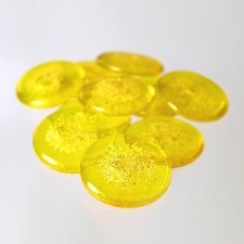 Sunny Yellow Cremation Touchstones