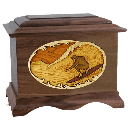 Surfing Cremation Urn