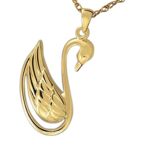 Swan Cremation Pendant II