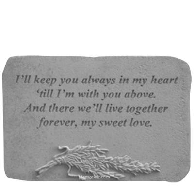 Sweet Love Rosemary Memorial Stone