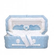 Sweetheart Blue Small Child Casket