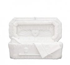 Sweetheart White Premie Child Casket