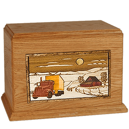 Trucker Mahogany Companion Urn