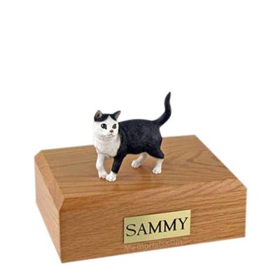 Tabby Standing Medium Cat Cremation Urn