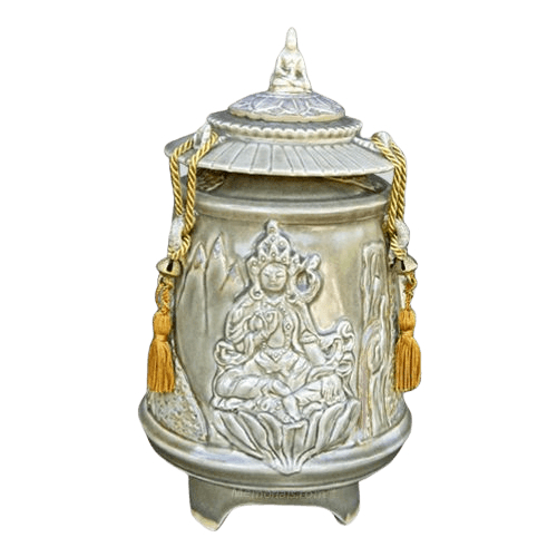 Tara Lotus Ceramic Cremation Urn