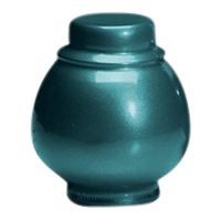 Teal Coronet Pet Cremation Urns