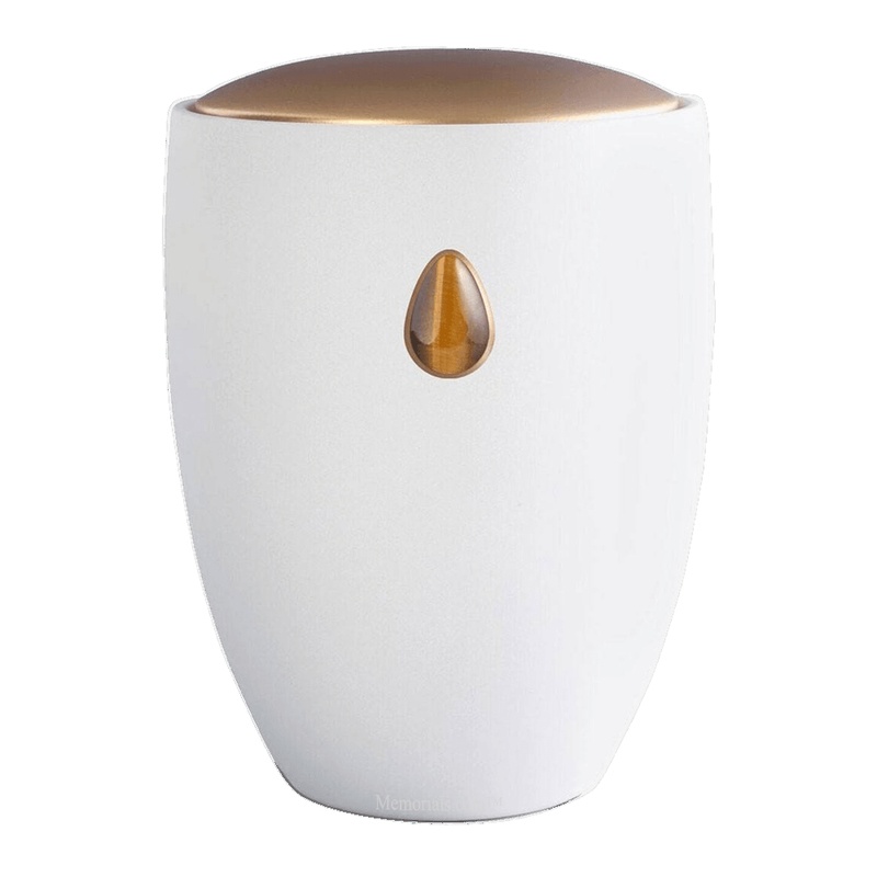 Tear Tiger Eye Ceramic Cremation Urn