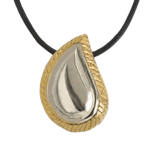 Teardrop Gold Cremation Jewelry