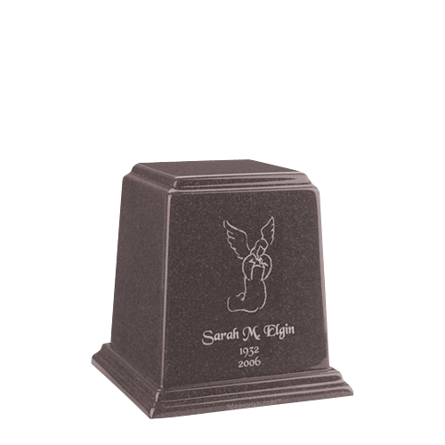 Temple Basil Wood Keepsake Marble Urn