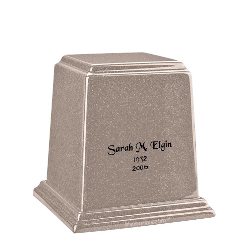 Temple Cream Small Marble Urn