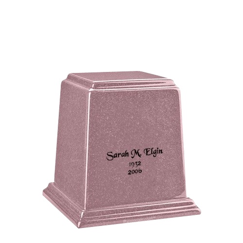 Temple Rose Keepsake Marble Urn