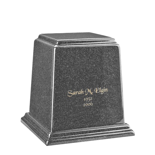 Temple Gray Small Marble Urn