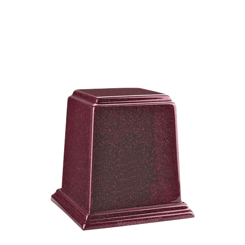 Temple Raspberry Mini Marble Urn
