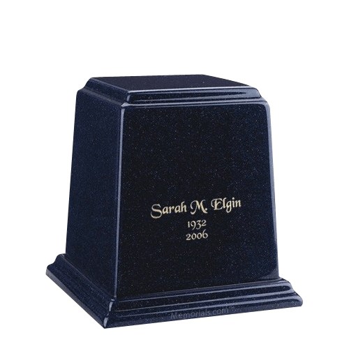 Temple Sapphire  Blue Small Marble Urn