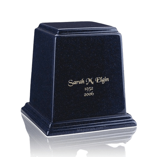 Temple Sapphire  Blue Small Marble Urn