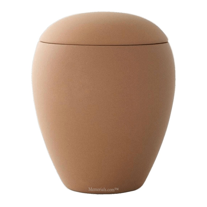 Terra Nutmeg Ceramic Keepsake Urn